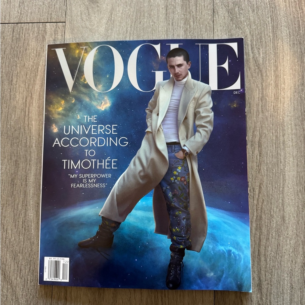 New Vogue December 2025 Timothee Chalomet